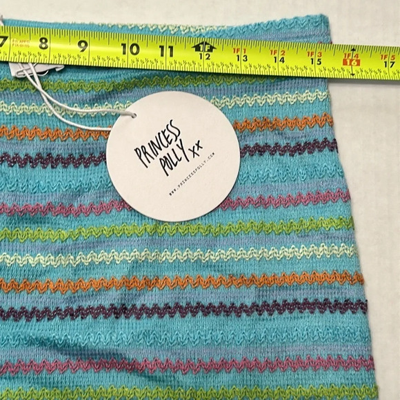 Princess Polly Avianna Colorful Striped Skirt Size 10 NWT - Picture 6 of 7
